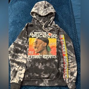Tie dye Poetic Justice hoodie by Chemistry